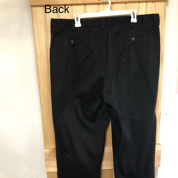 Men's Black Khaki Pants - Picture 2 of 5